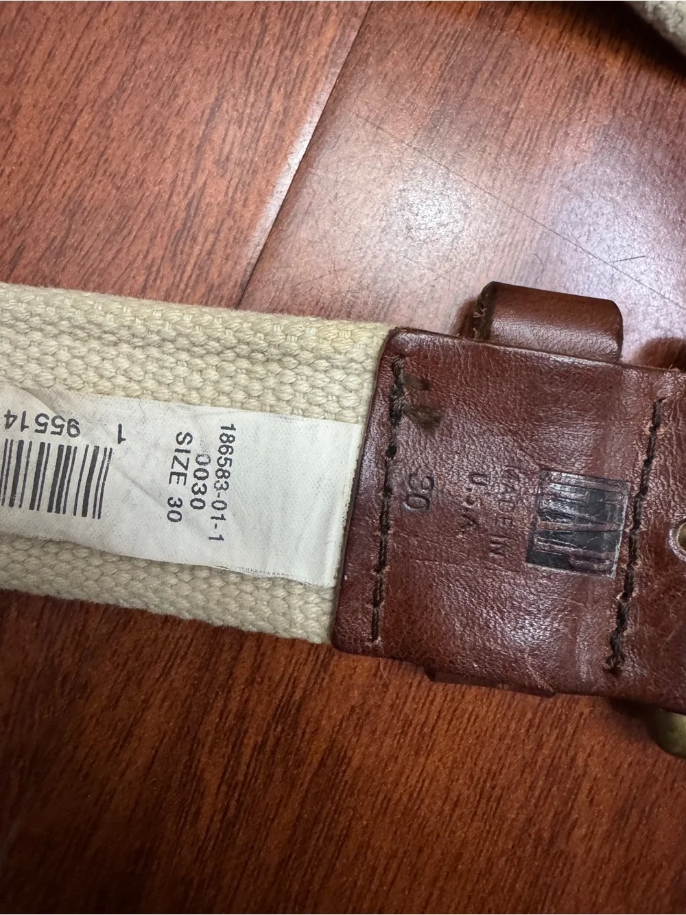 Gap Vintage Belt Size 30